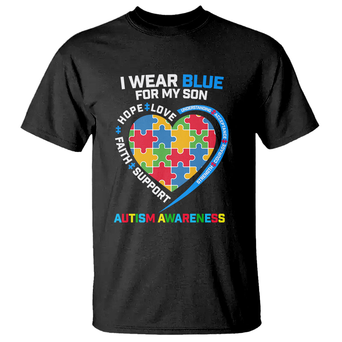 autism-parents-t-shirt-i-wear-blue-for-my-son-understanding-acceptance-courage-strength-puzzle-heart