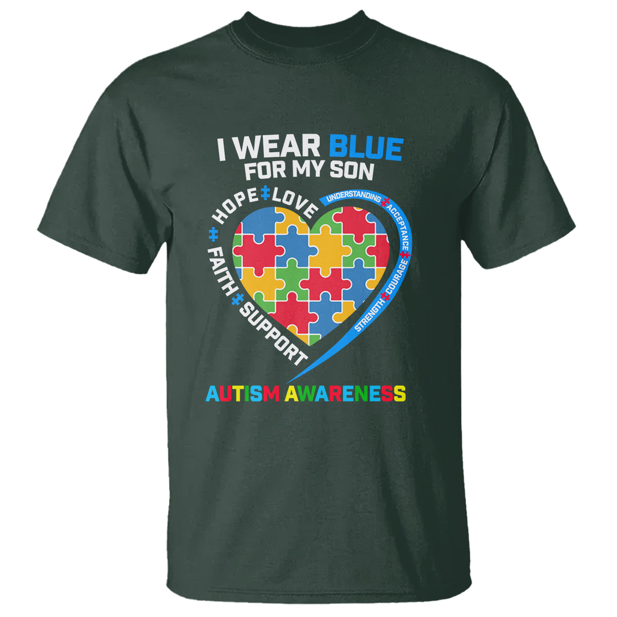 autism-parents-t-shirt-i-wear-blue-for-my-son-understanding-acceptance-courage-strength-puzzle-heart
