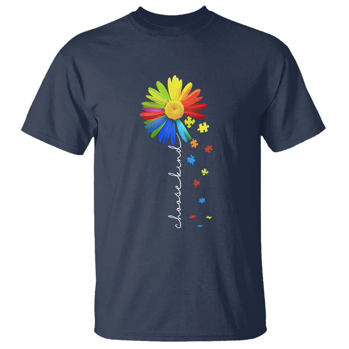 sunflower-autism-t-shirt-choose-kind-rainbow-puzzle-piece