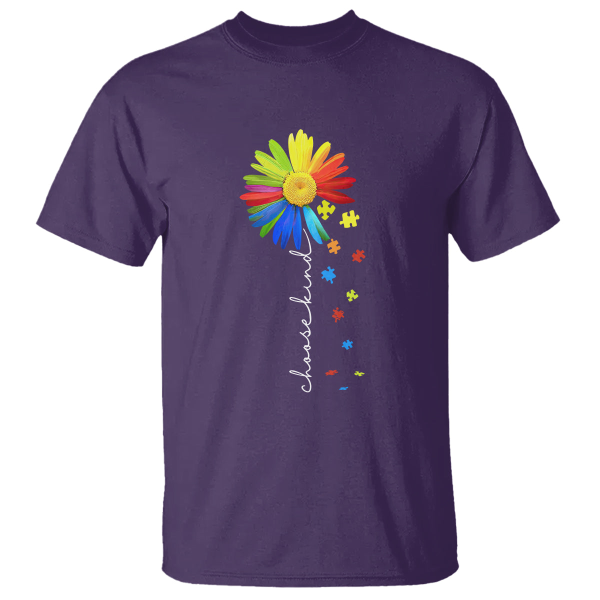 sunflower-autism-t-shirt-choose-kind-rainbow-puzzle-piece