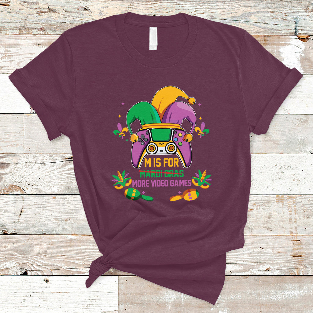 mardi-gras-t-shirt-for-video-gamer-m-is-for-more-video-games-ts01