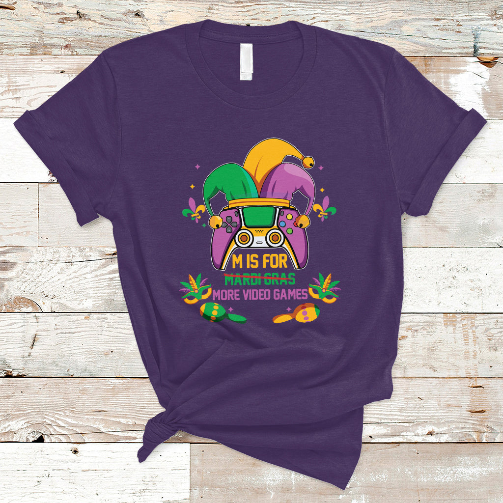 mardi-gras-t-shirt-for-video-gamer-m-is-for-more-video-games-ts01