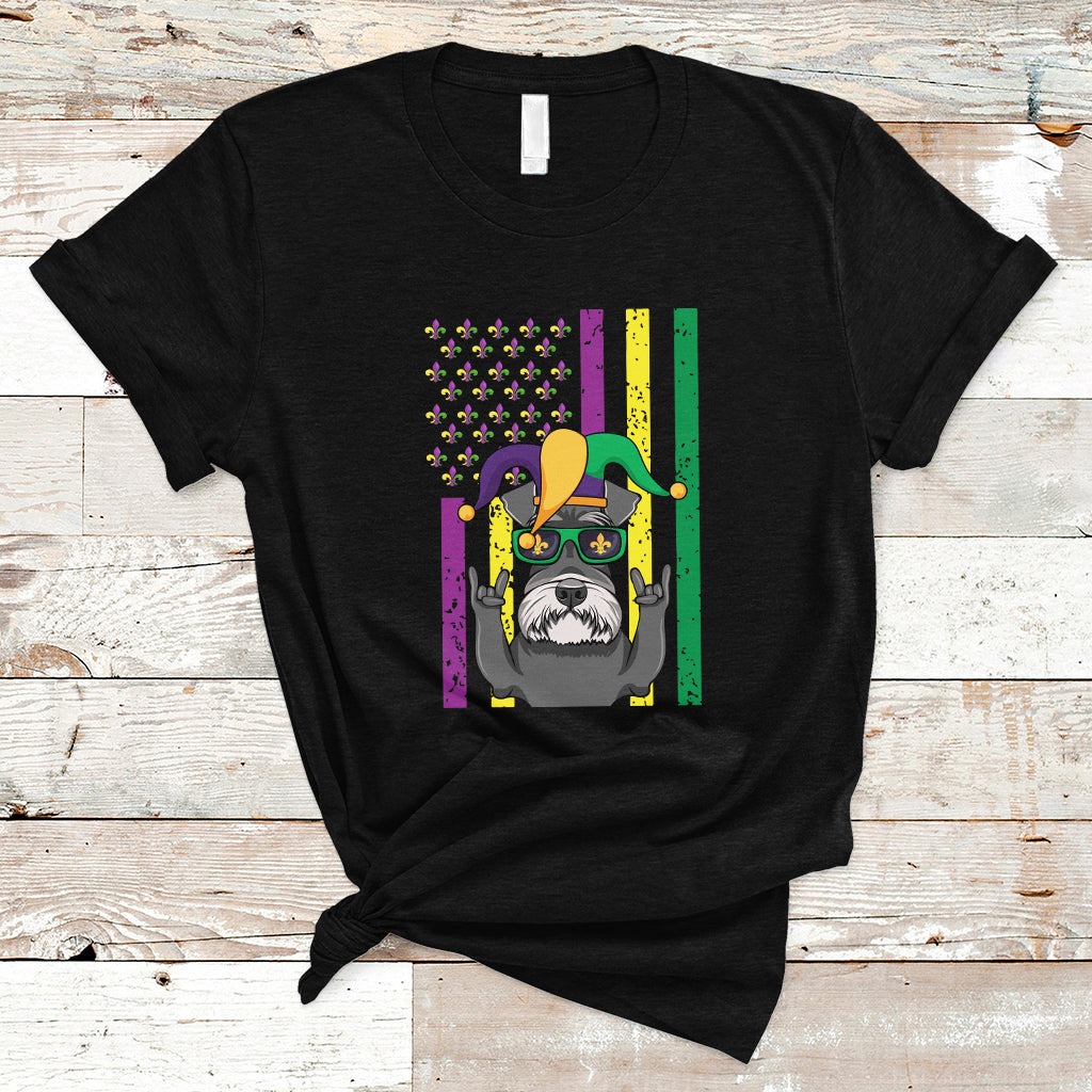 funny-mardi-gras-t-shirt-schnauzer-dog-american-flag-ts01