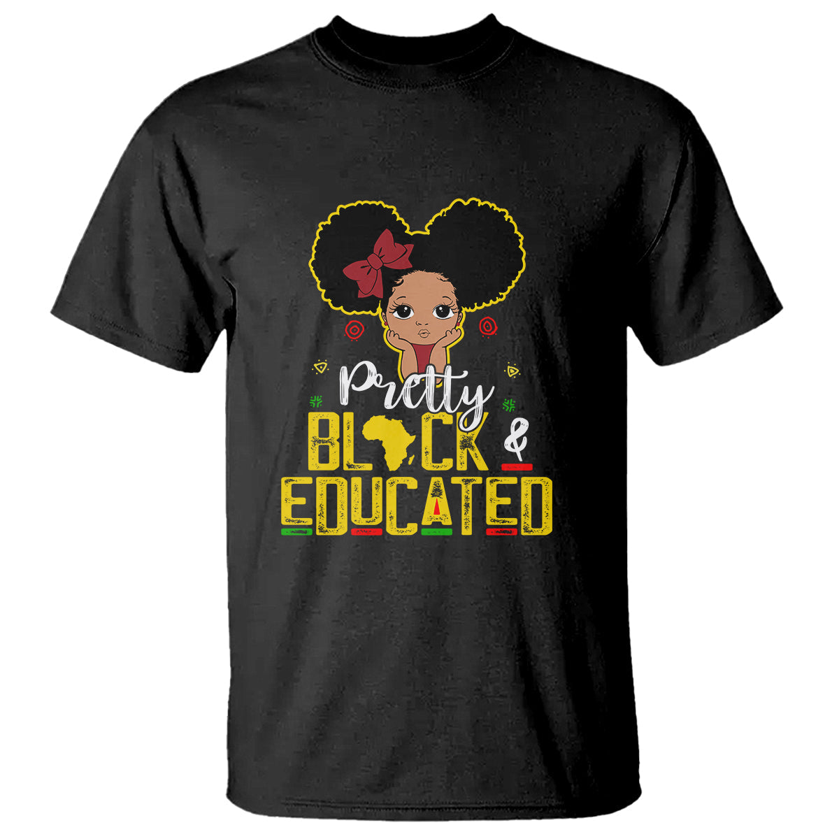 pretty-black-and-educated-i-am-the-strong-afro-queen-t-shirt