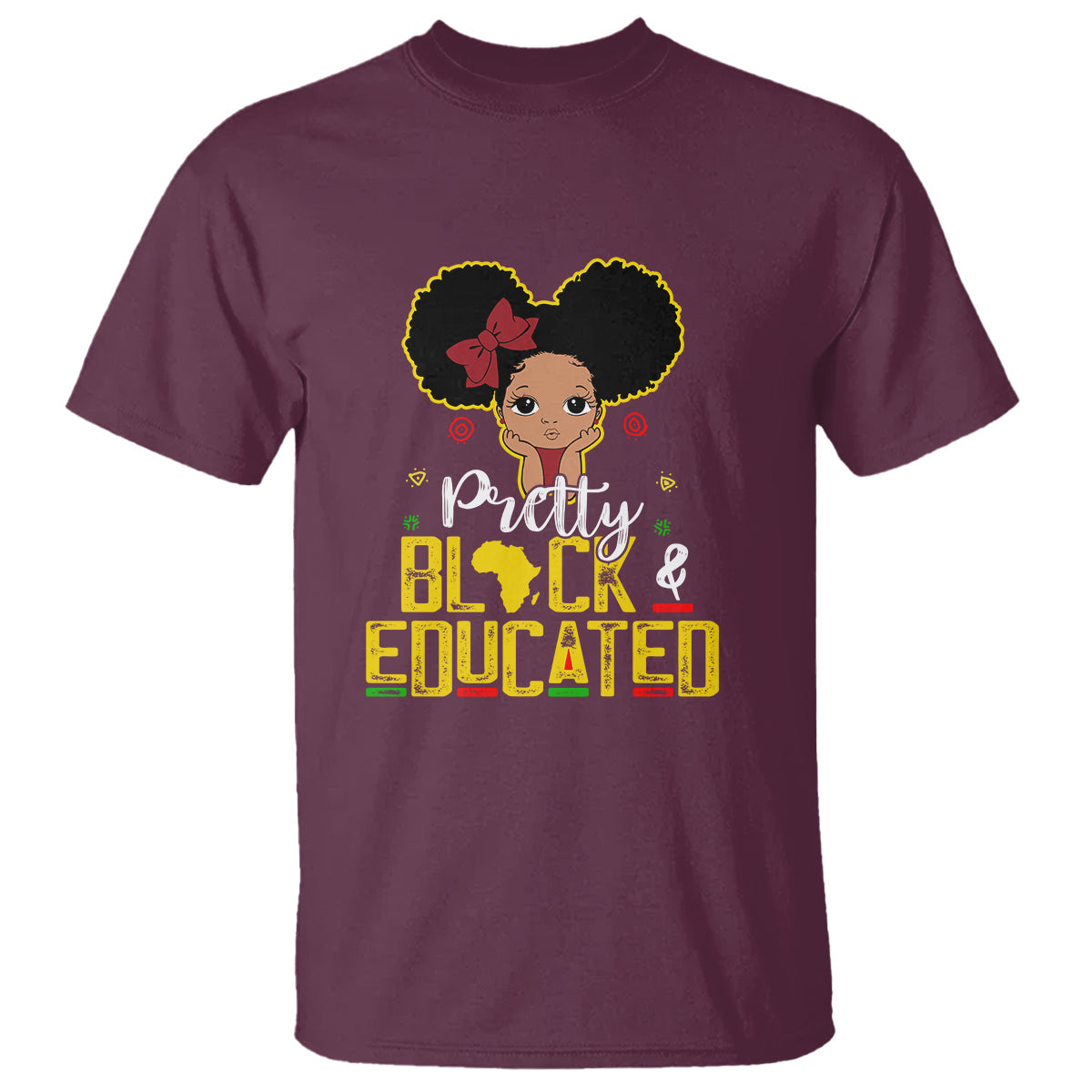 pretty-black-and-educated-i-am-the-strong-afro-queen-t-shirt
