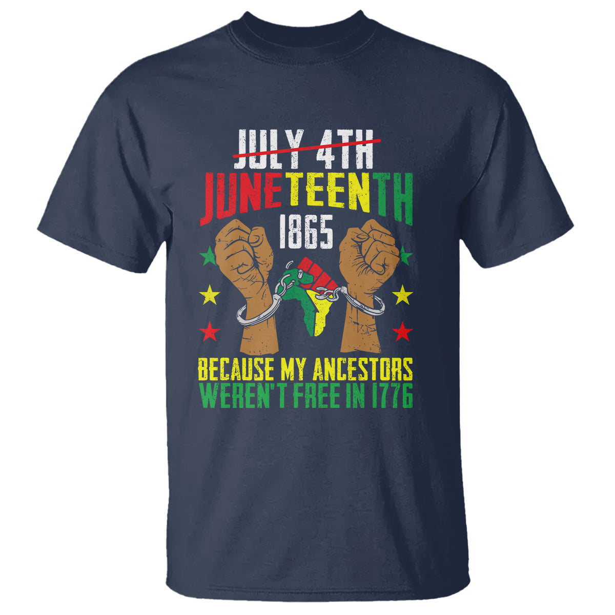 july-4th-juneteenth-t-shirt-my-ancestors-werent-free-in-1776