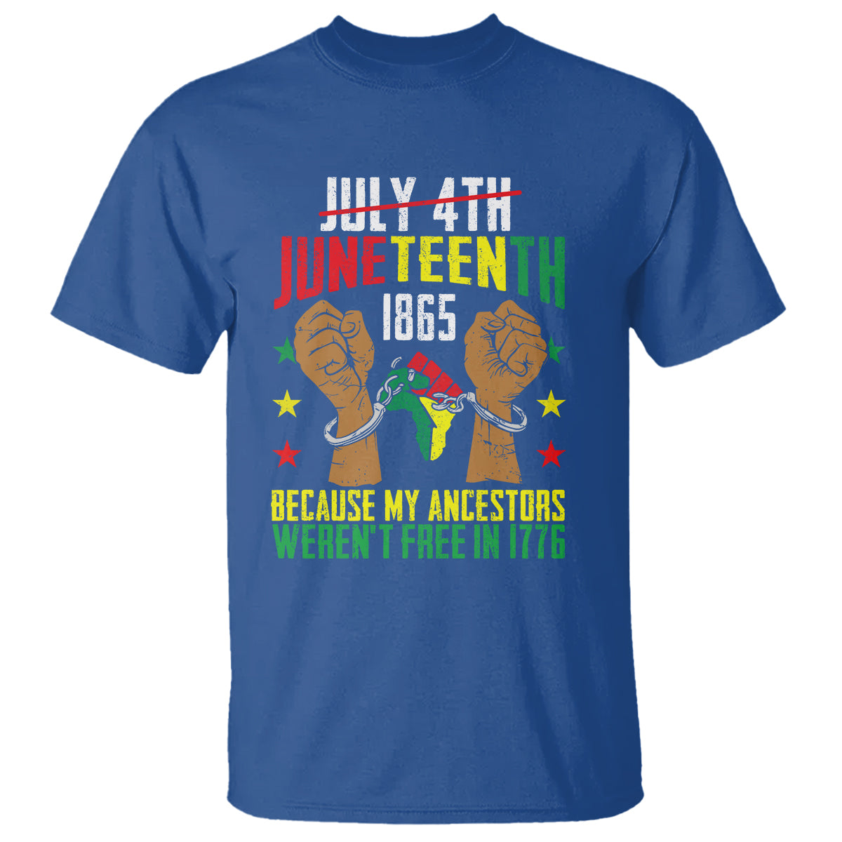 july-4th-juneteenth-t-shirt-my-ancestors-werent-free-in-1776