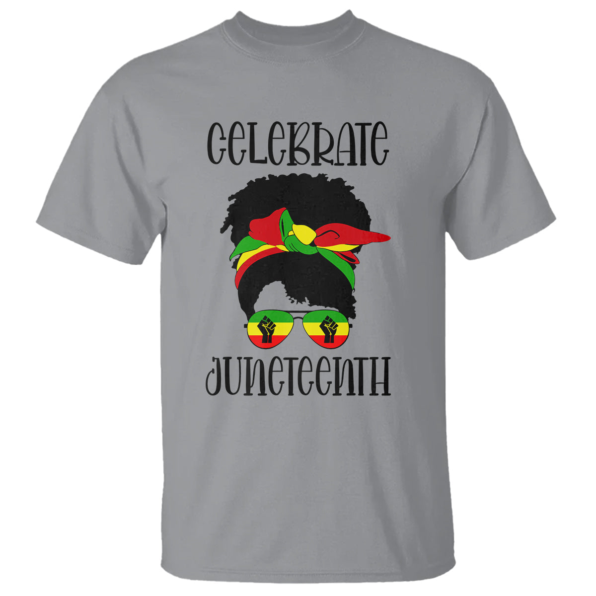 black-women-messy-bun-juneteenth-celebrate-t-shirt