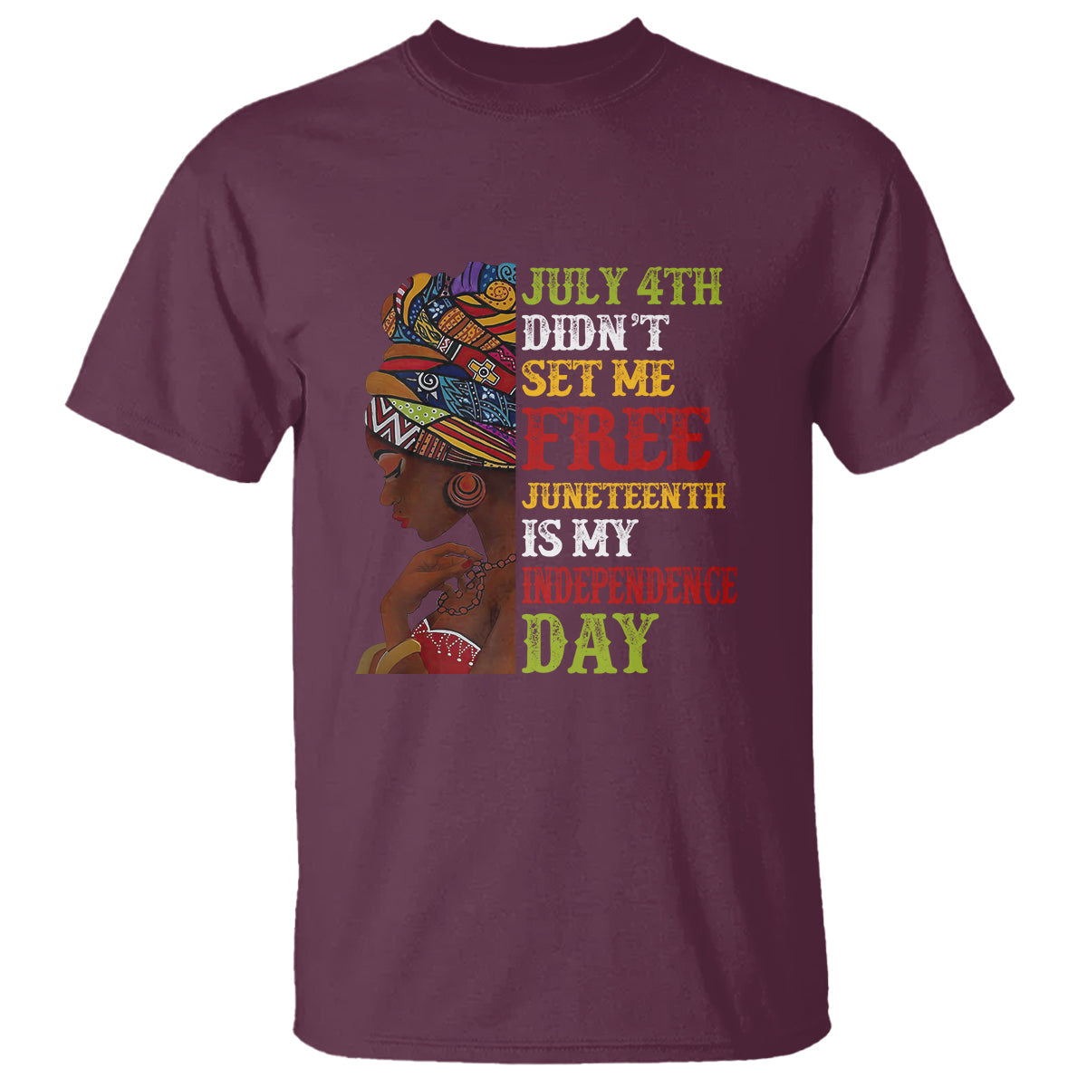 afro-woman-t-shirt-juneteenth-is-my-independence-day-not-july-4th
