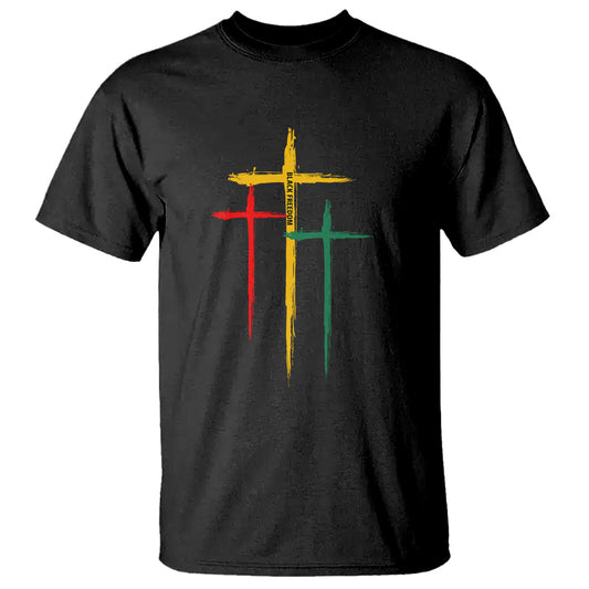 cross-christian-juneteenth-t-shirt-african-black-freedom-day-1865