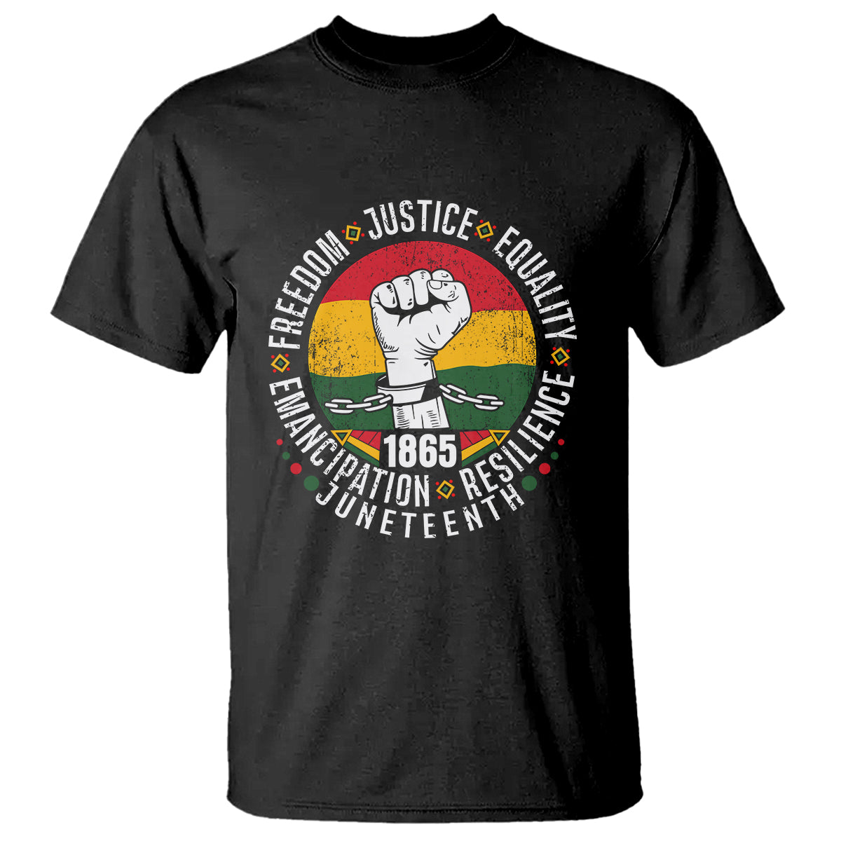 juneteenth-fist-t-shirt-freedom-justice-equality-emancipation-resilience