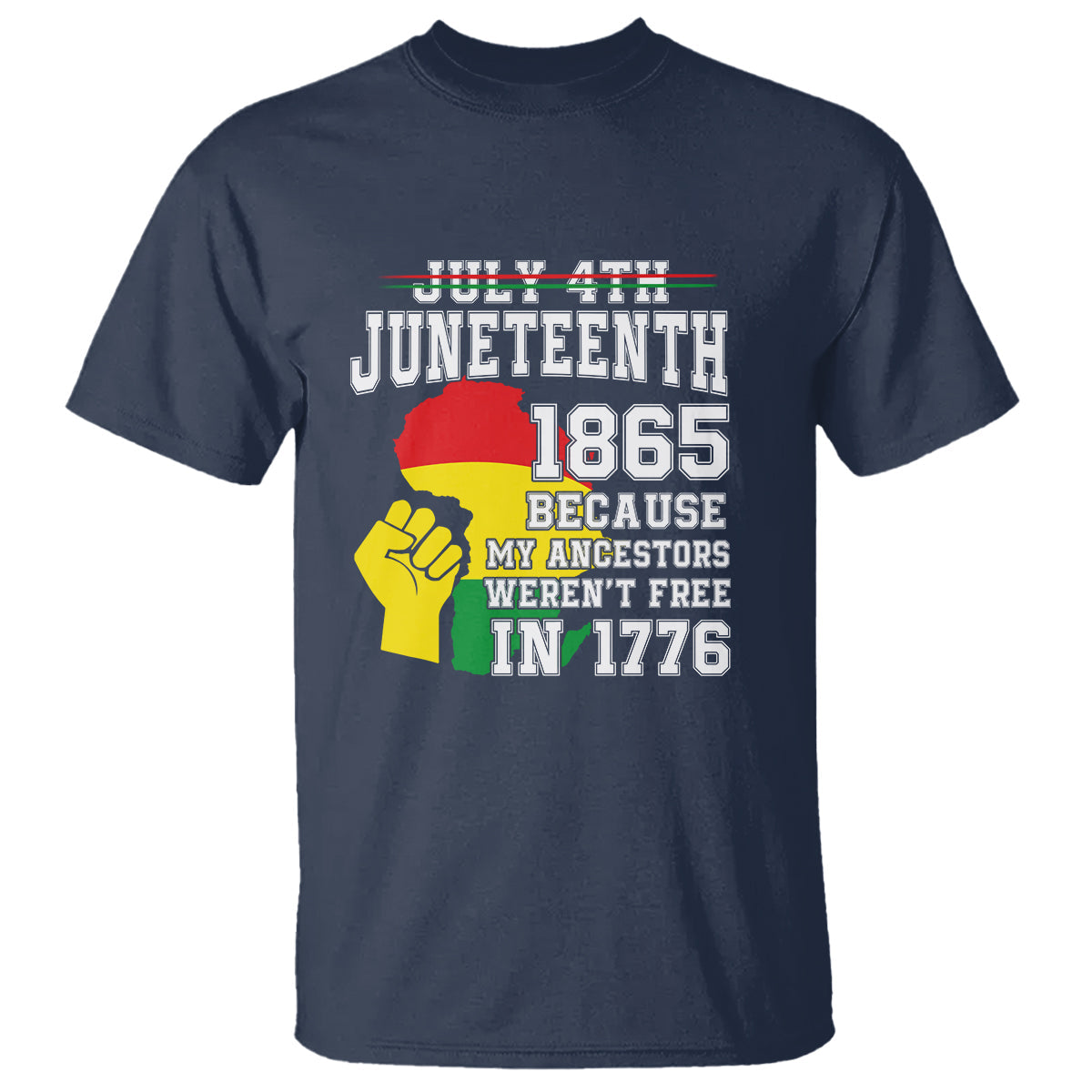 july-4th-juneteenth-1865-because-my-ancestors-t-shirt