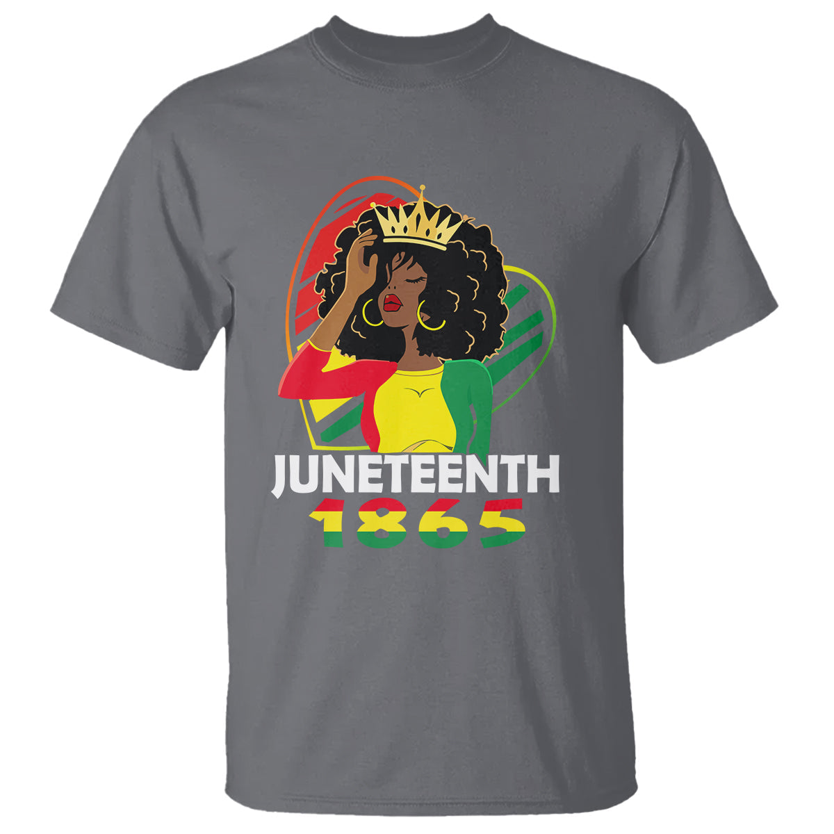 queen-afro-t-shirt-juneteenth-1865
