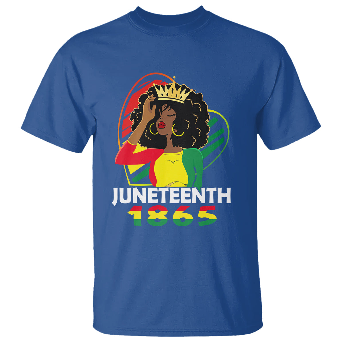 queen-afro-t-shirt-juneteenth-1865