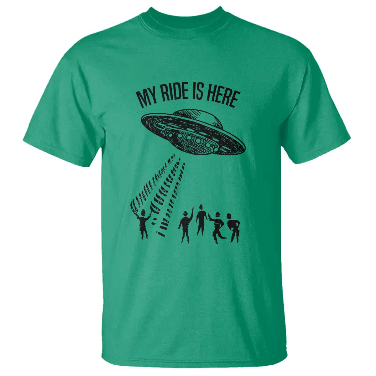 my-ride-alien-flying-saucer-ufo-abduction-t-shirt
