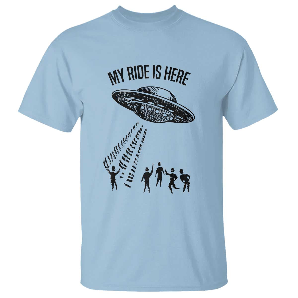 my-ride-alien-flying-saucer-ufo-abduction-t-shirt