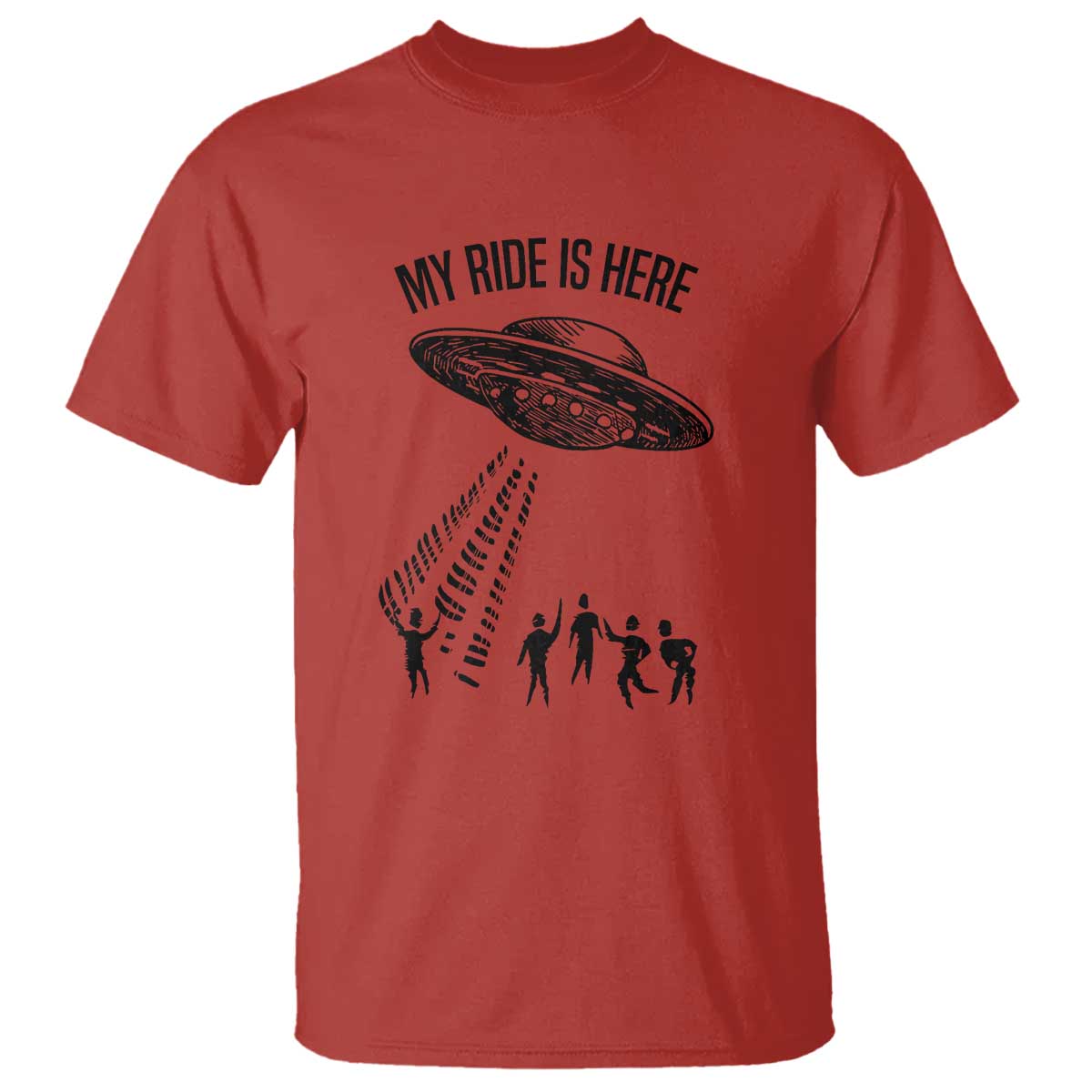 my-ride-alien-flying-saucer-ufo-abduction-t-shirt