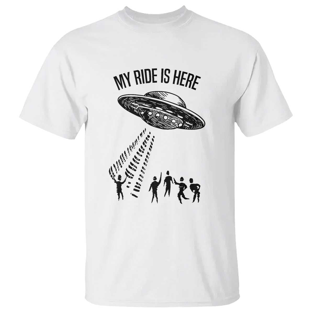 my-ride-alien-flying-saucer-ufo-abduction-t-shirt