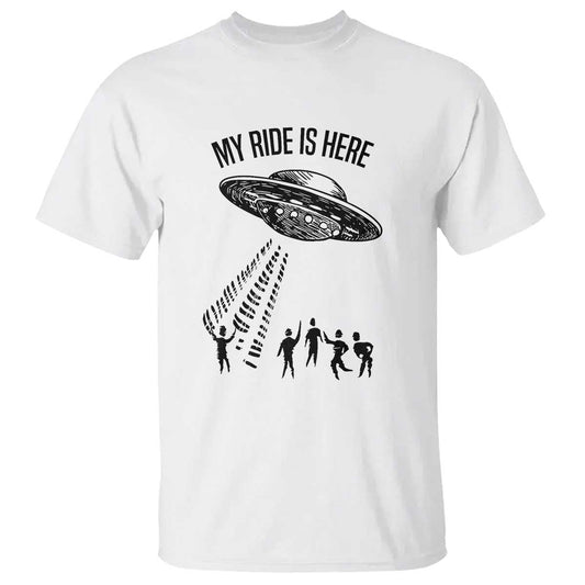 my-ride-alien-flying-saucer-ufo-abduction-t-shirt