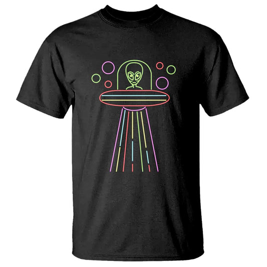 neon-lights-ufo-abduction-extraterrestrial-alien-believer-t-shirt