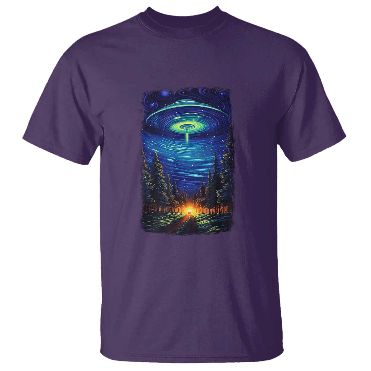 ufo-aliens-flying-saucer-van-gogh-style-starry-night-t-shirt