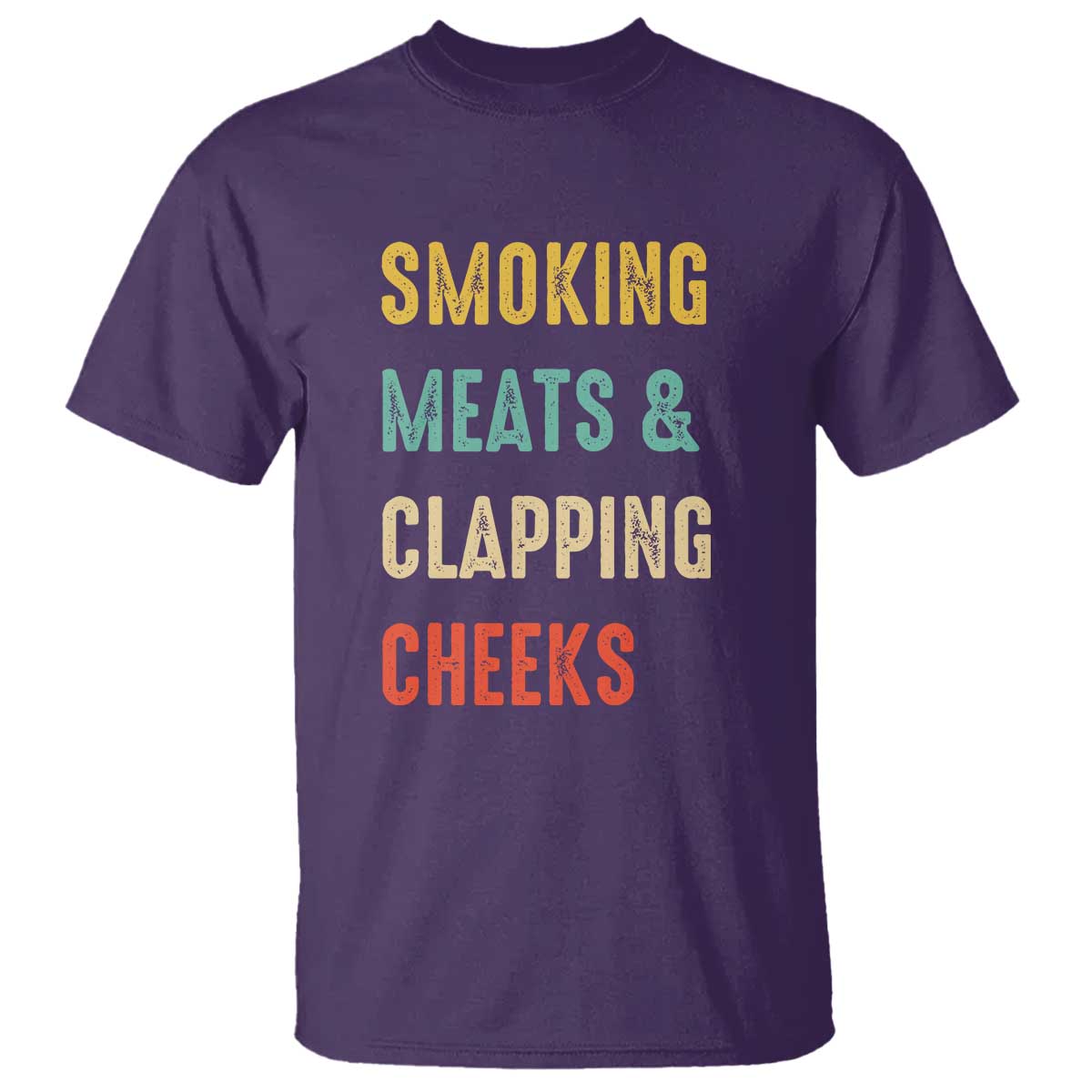 smoking-meats-and-clapping-cheeks-funny-bbq-meat-smoking-t-shirt