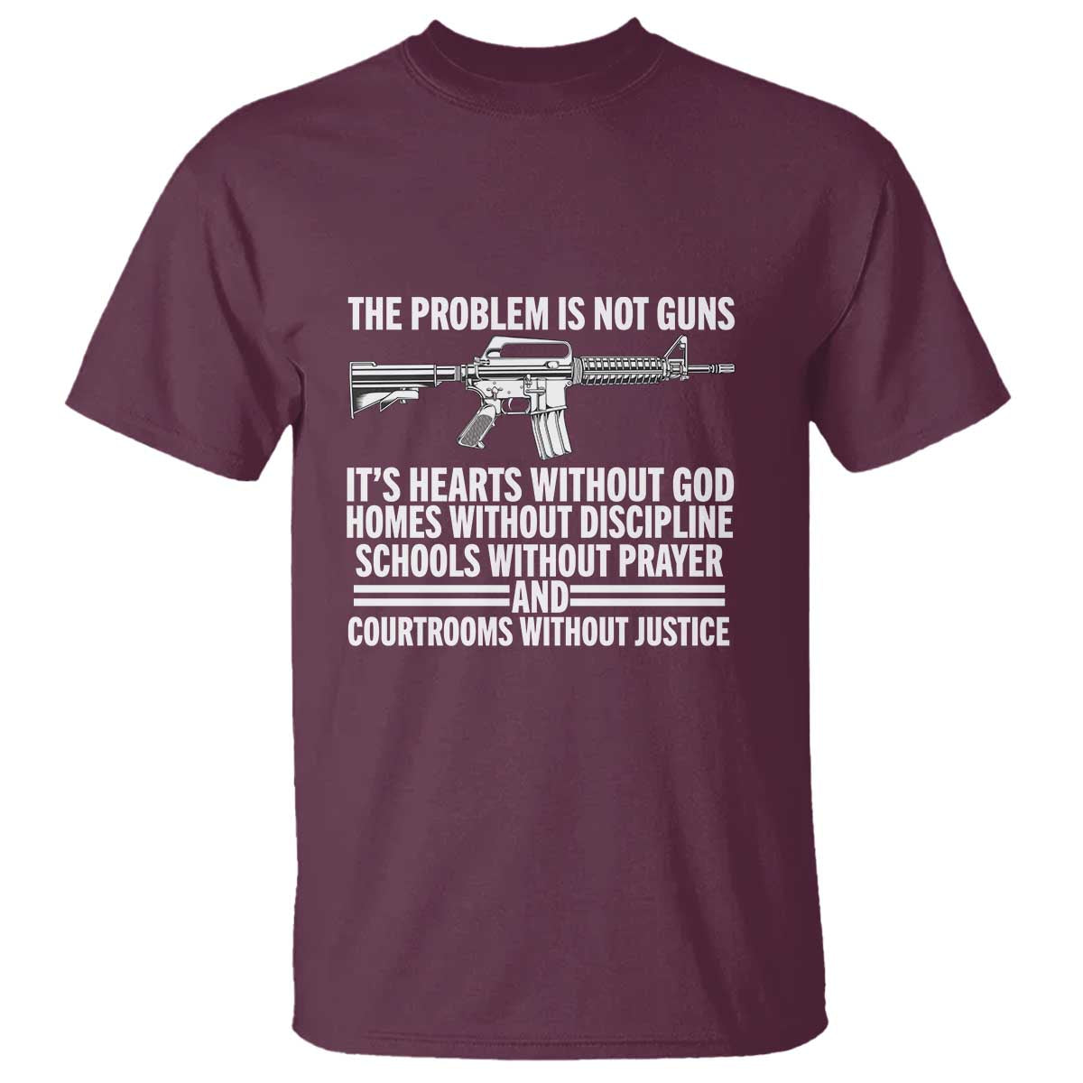 the-problem-is-not-guns-patriotic-quote-t-shirt-christian-faith-values