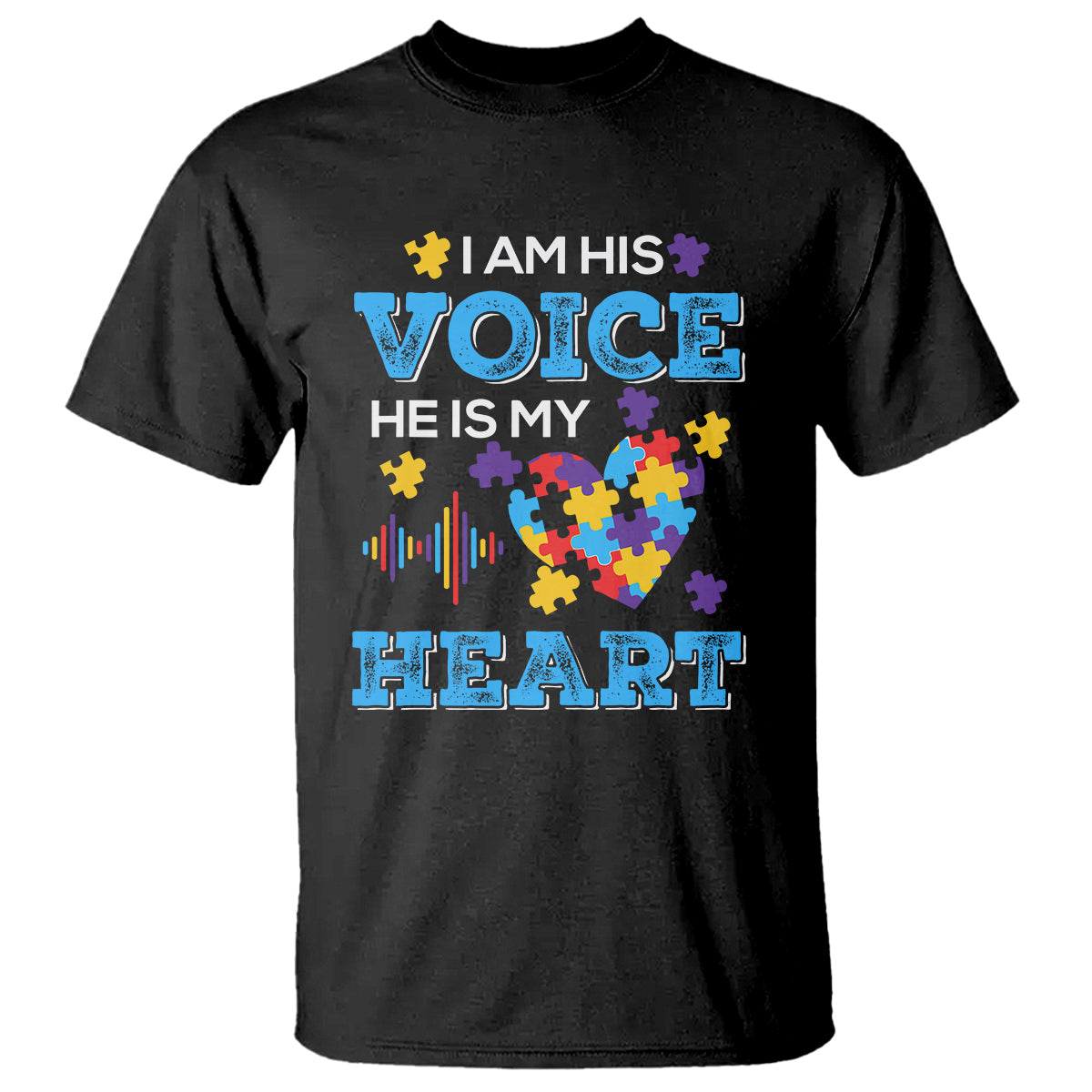 autism-parents-t-shirt-i-am-his-voice-he-is-my-heart-puzzle-heart