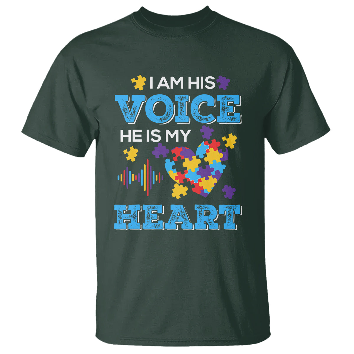 autism-parents-t-shirt-i-am-his-voice-he-is-my-heart-puzzle-heart