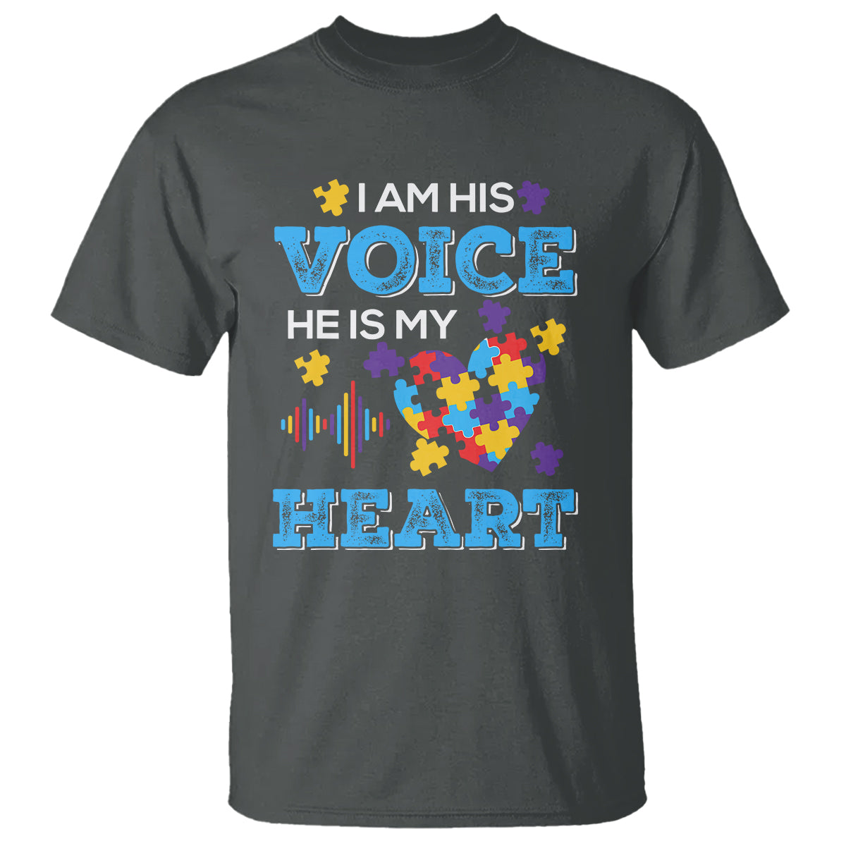 autism-parents-t-shirt-i-am-his-voice-he-is-my-heart-puzzle-heart