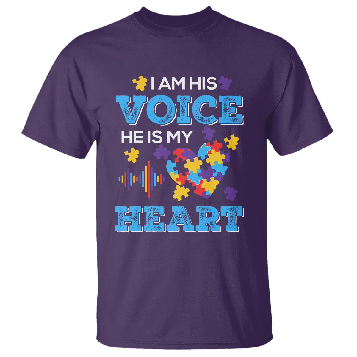 autism-parents-t-shirt-i-am-his-voice-he-is-my-heart-puzzle-heart