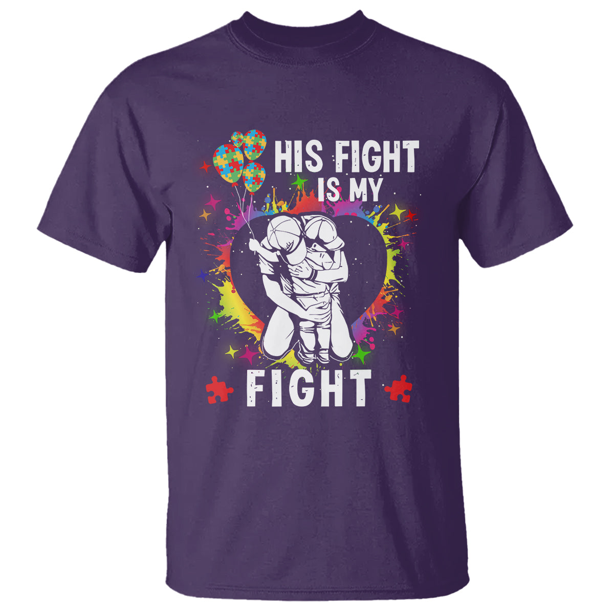 autism-dad-t-shirt-his-fight-is-my-fight-father-and-son-fighters