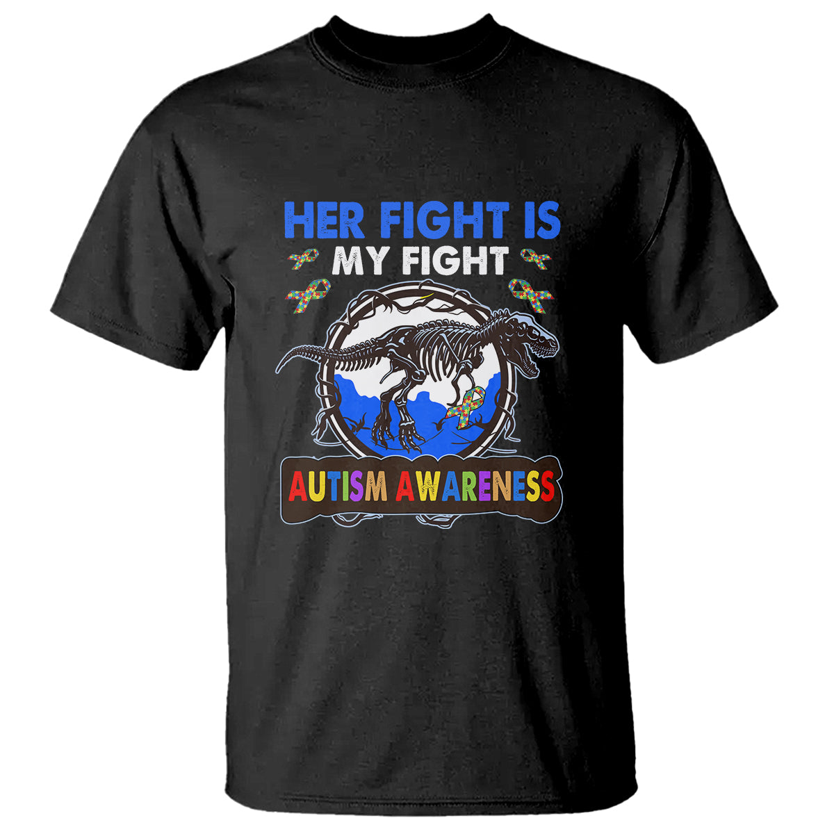 dinosaur-skeleton-autism-t-shirt-her-fight-is-my-fight-love-support-fighters