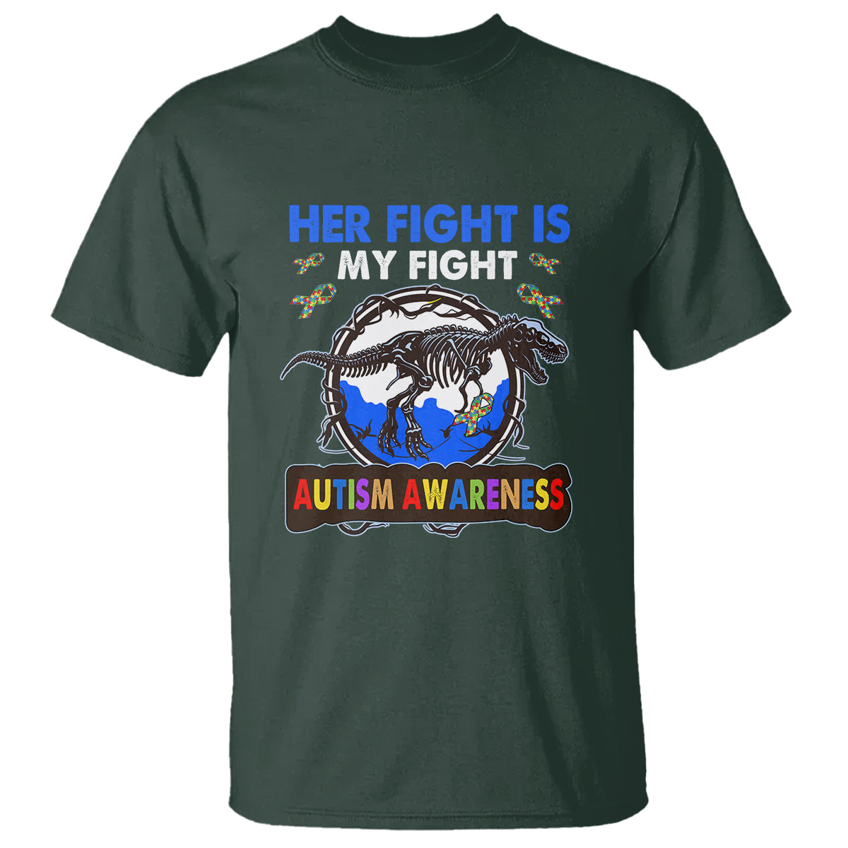 dinosaur-skeleton-autism-t-shirt-her-fight-is-my-fight-love-support-fighters