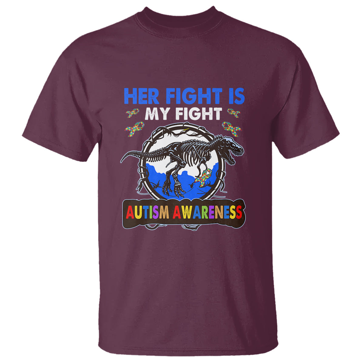 dinosaur-skeleton-autism-t-shirt-her-fight-is-my-fight-love-support-fighters