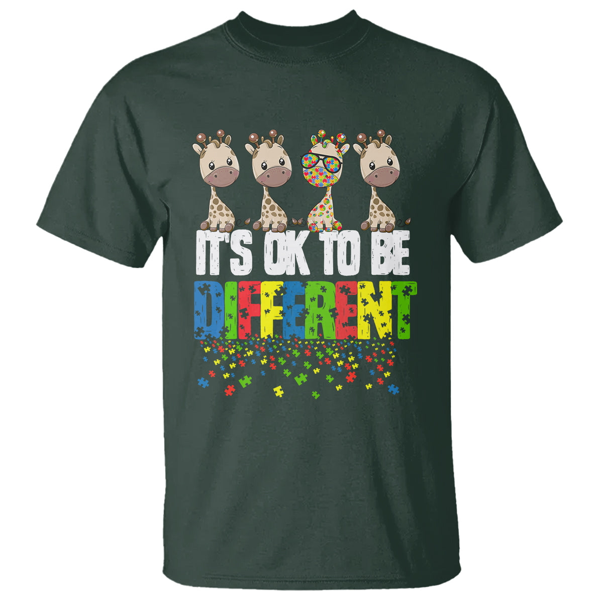 giraffe-autism-t-shirt-its-ok-to-be-different-jigsaw-puzzle