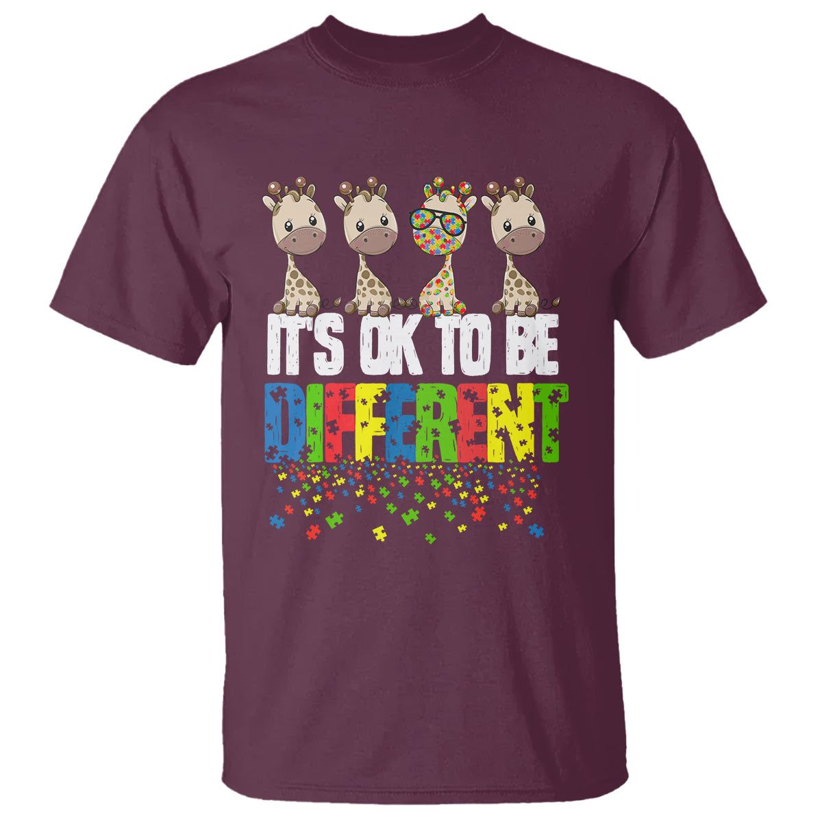 giraffe-autism-t-shirt-its-ok-to-be-different-jigsaw-puzzle