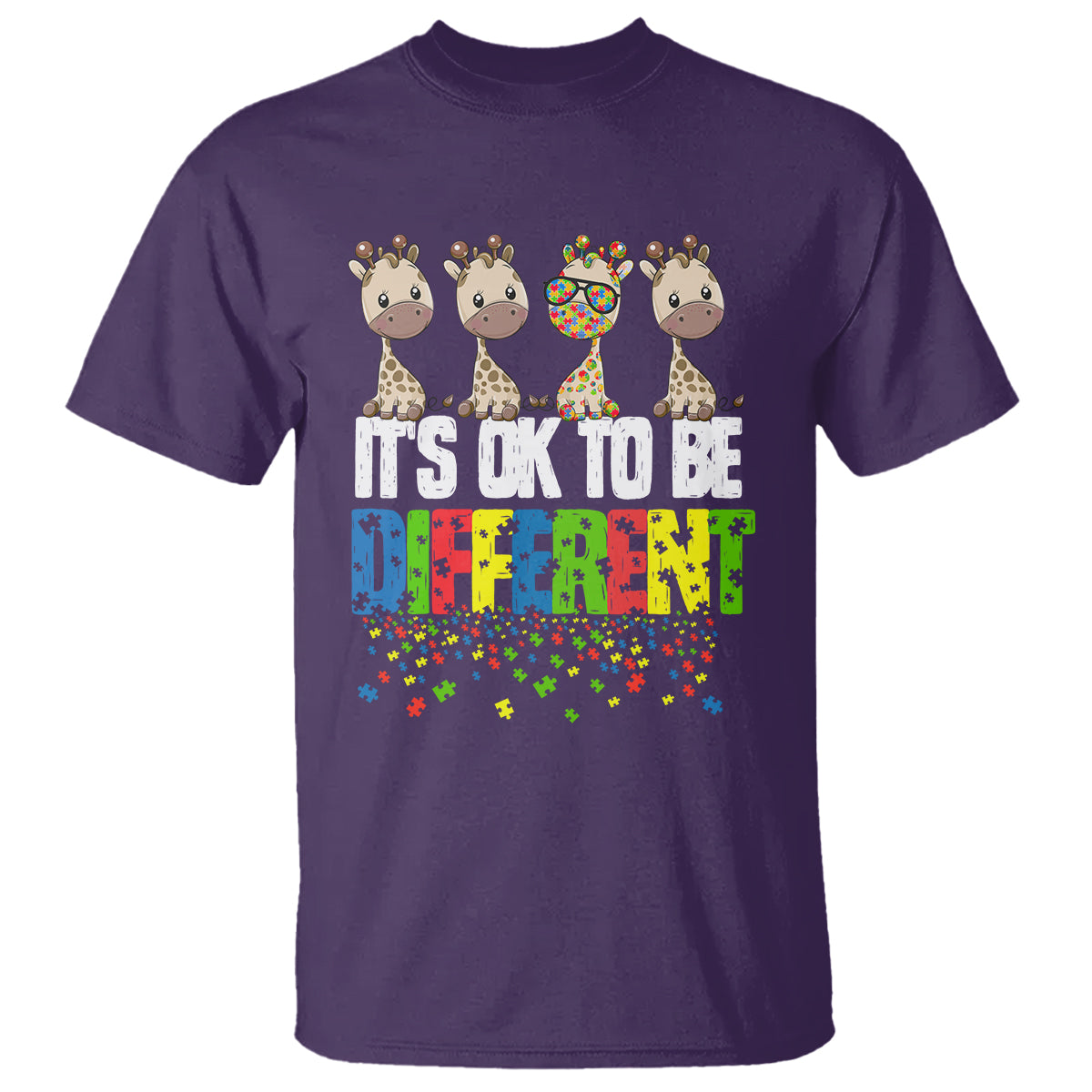 giraffe-autism-t-shirt-its-ok-to-be-different-jigsaw-puzzle
