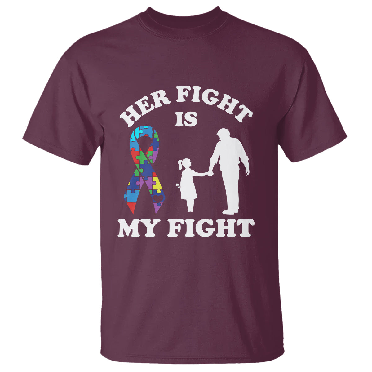autism-dad-t-shirt-her-fight-is-my-fight-father-and-daughter-fighters
