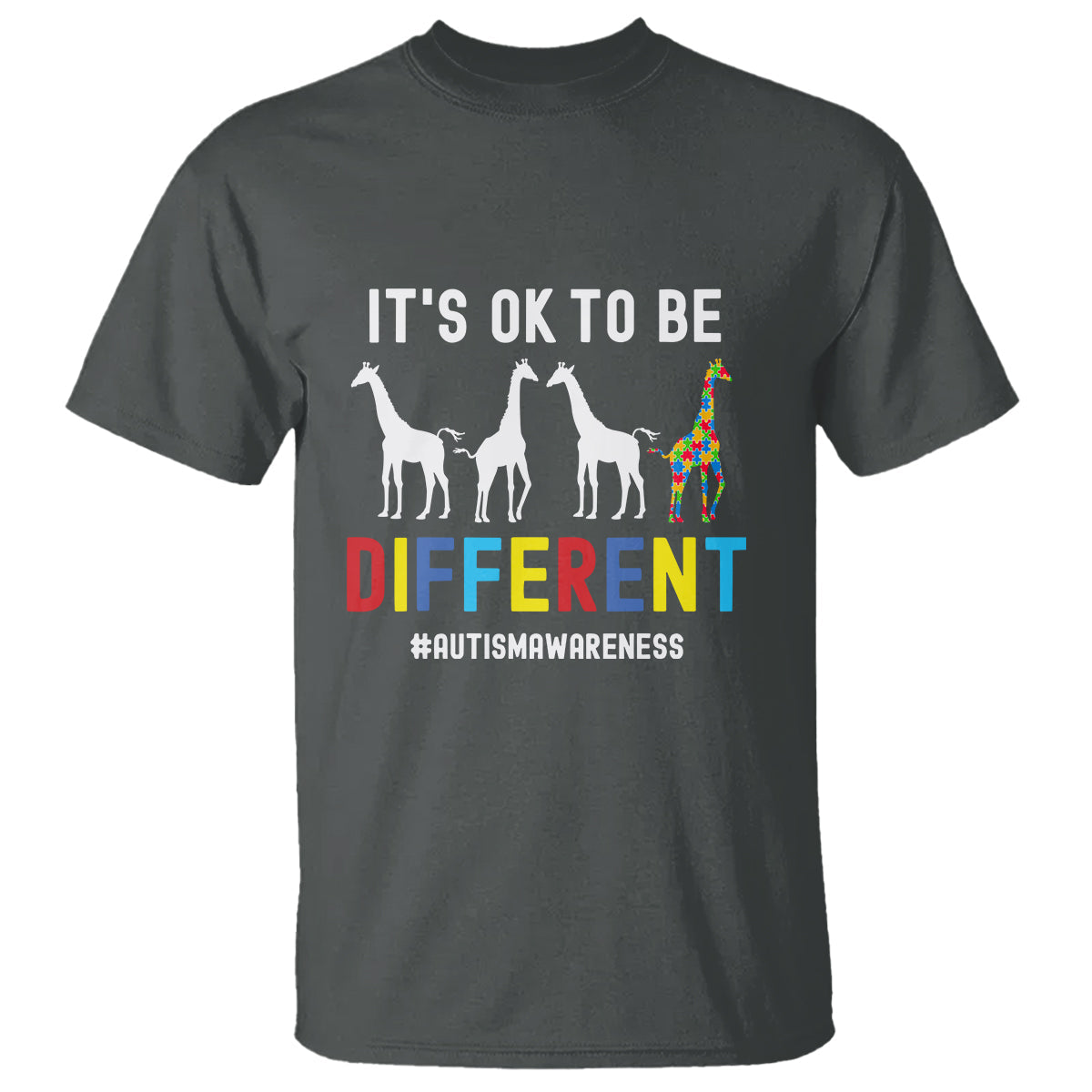 giraffe-autism-t-shirt-its-ok-to-be-different-jigsaw-puzzle-1