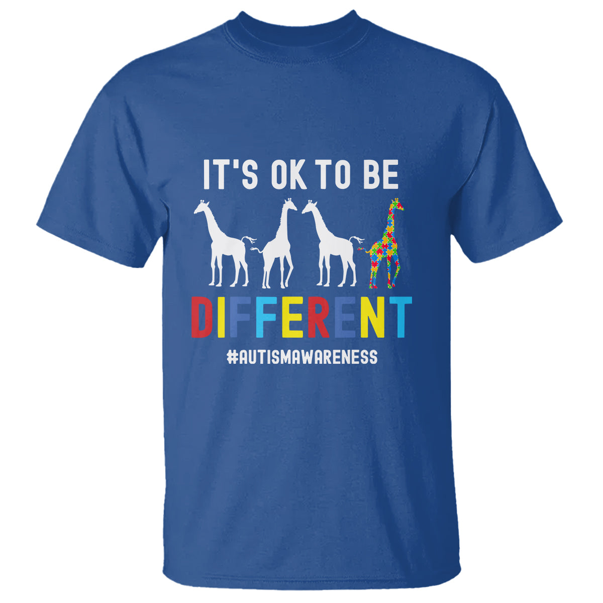 giraffe-autism-t-shirt-its-ok-to-be-different-jigsaw-puzzle-1