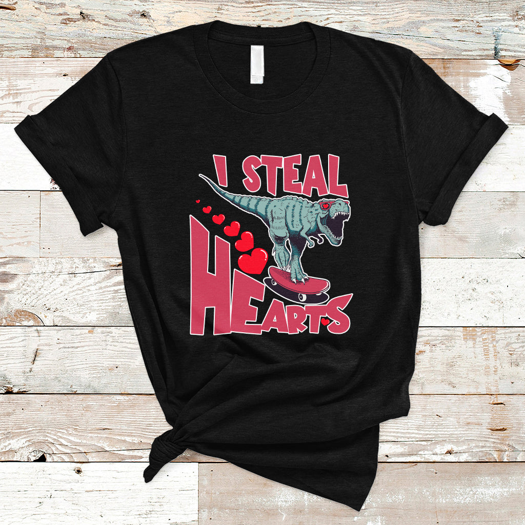 valentines-day-dinosaur-i-steal-hearts-skateboard-t-shirt-ts01-1