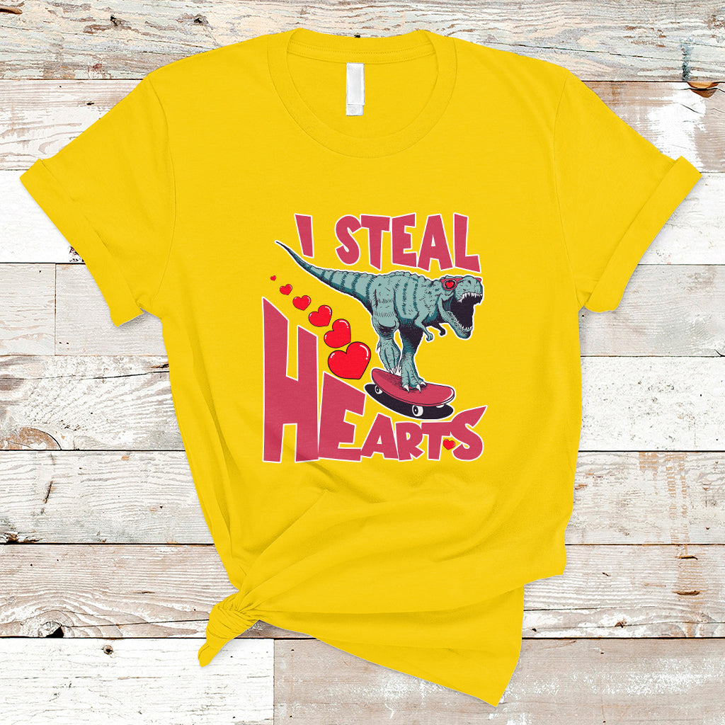 valentines-day-dinosaur-i-steal-hearts-skateboard-t-shirt-ts01-1