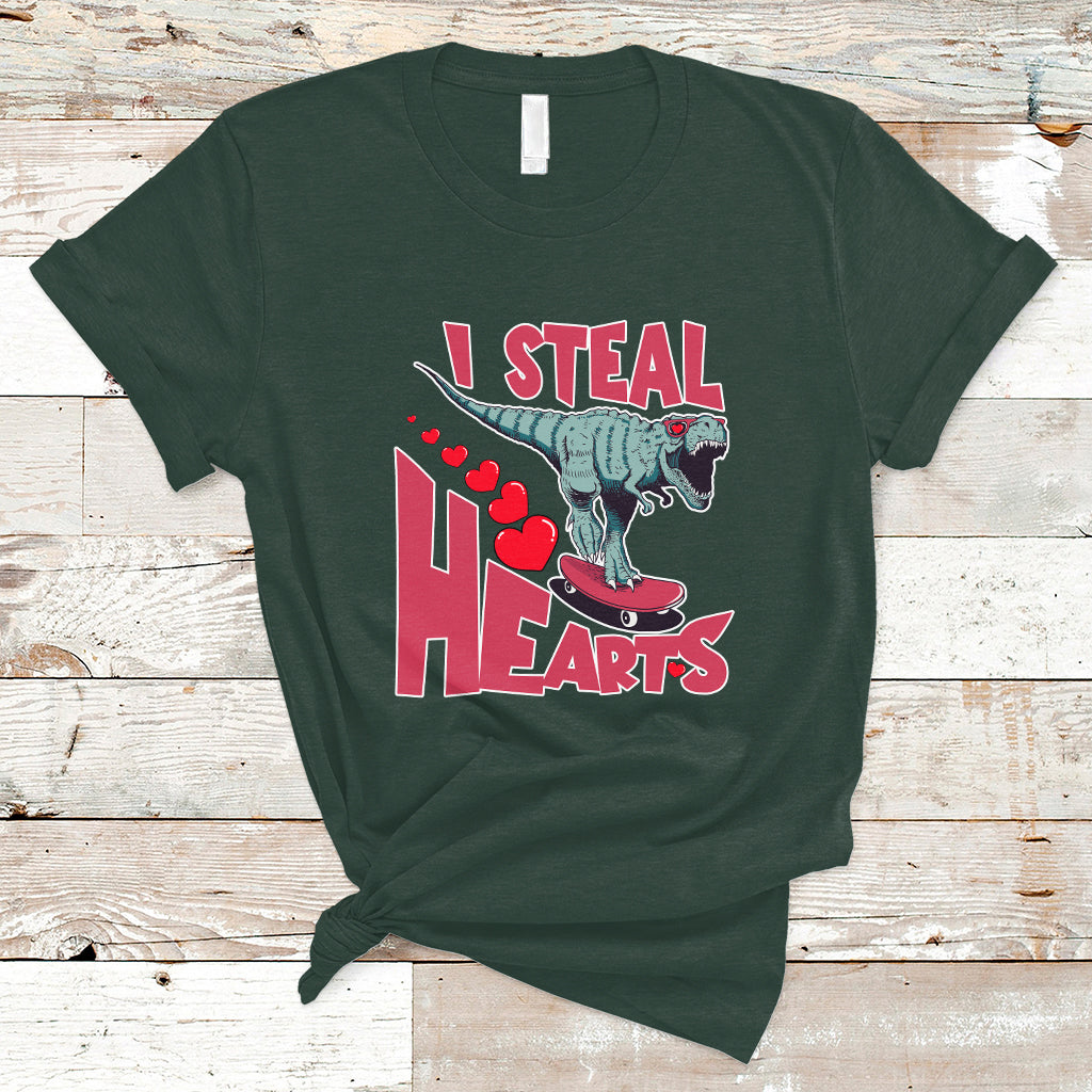 valentines-day-dinosaur-i-steal-hearts-skateboard-t-shirt-ts01-1