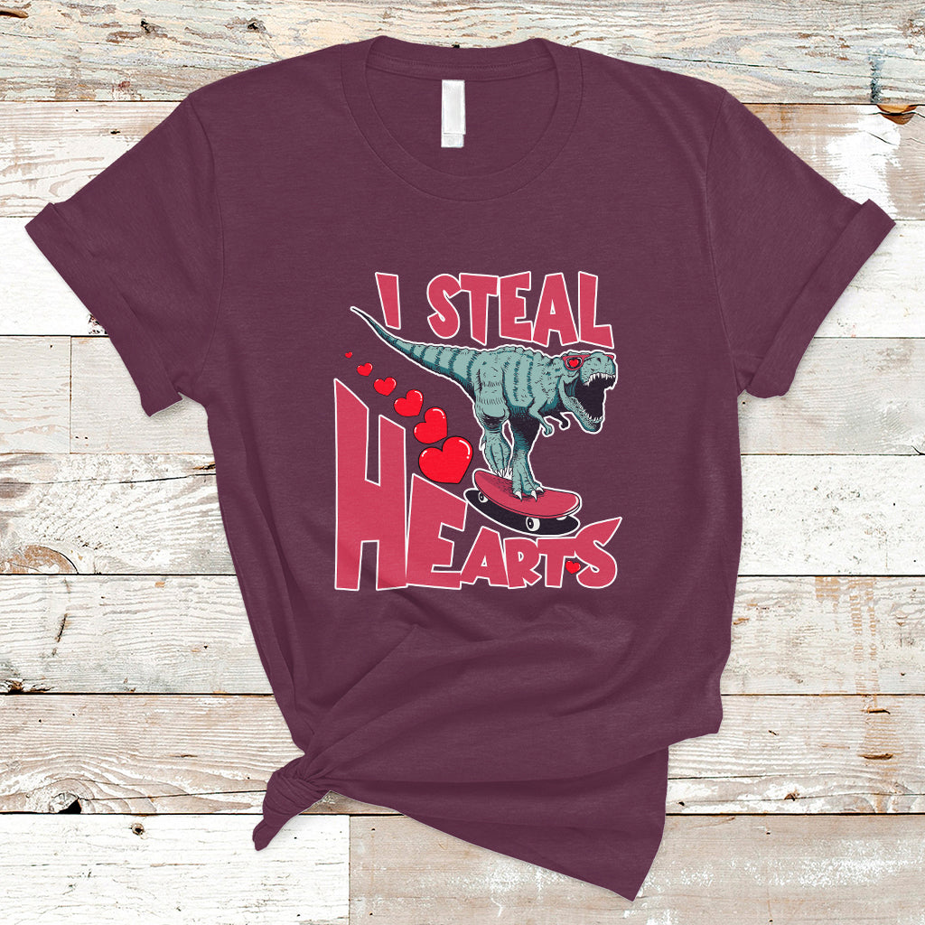 valentines-day-dinosaur-i-steal-hearts-skateboard-t-shirt-ts01-1