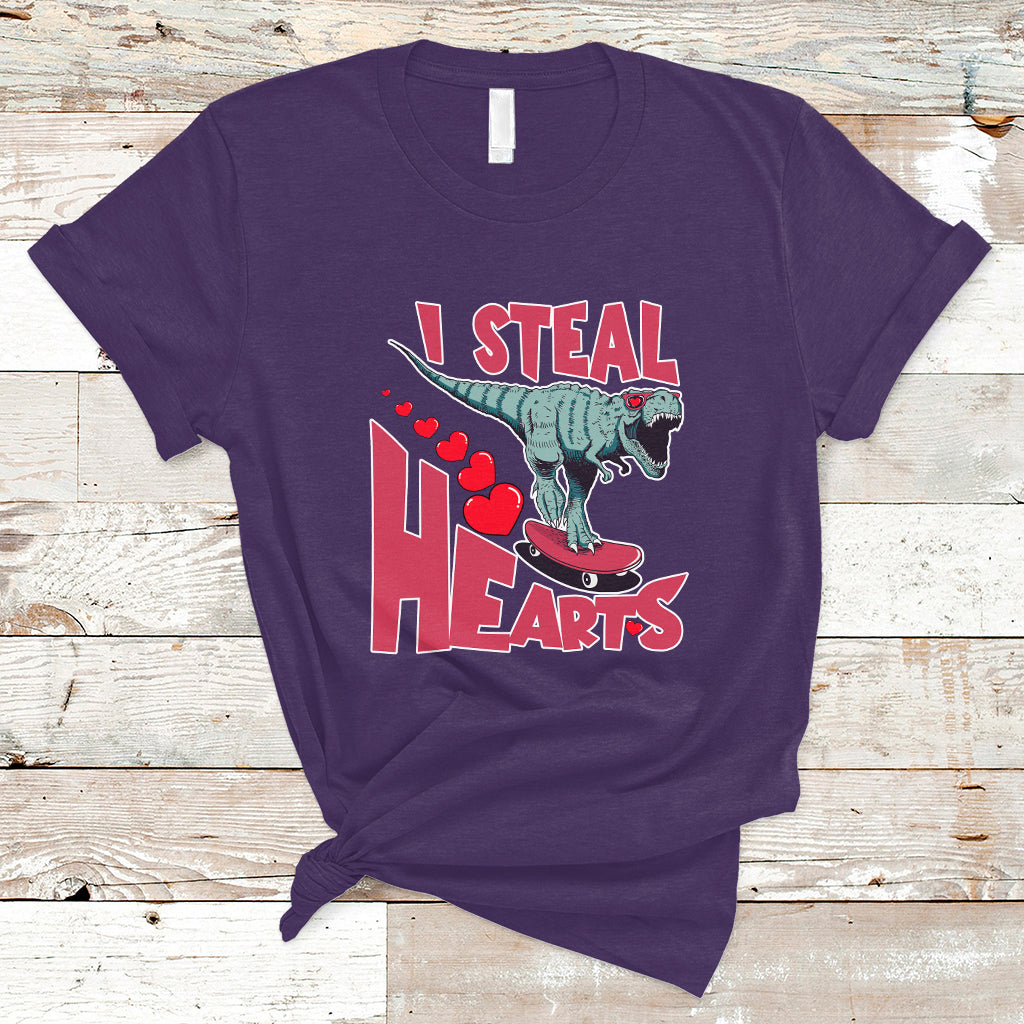 valentines-day-dinosaur-i-steal-hearts-skateboard-t-shirt-ts01-1