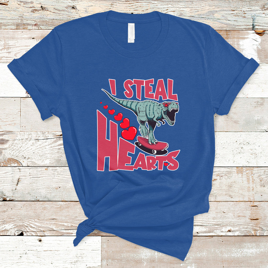 valentines-day-dinosaur-i-steal-hearts-skateboard-t-shirt-ts01-1