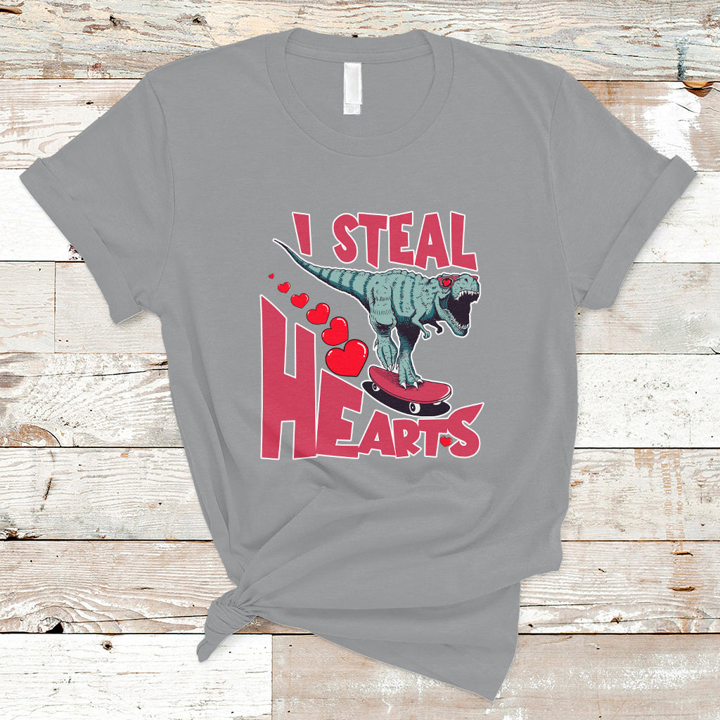valentines-day-dinosaur-i-steal-hearts-skateboard-t-shirt-ts01-1