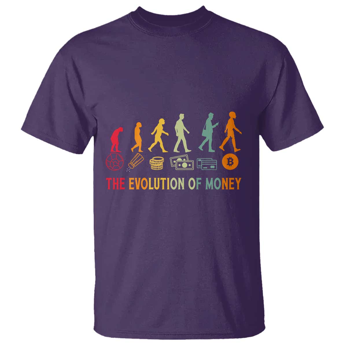 funny-crypto-investing-t-shirt-the-evolution-of-money-bitcoin-btc-cryptocurrency