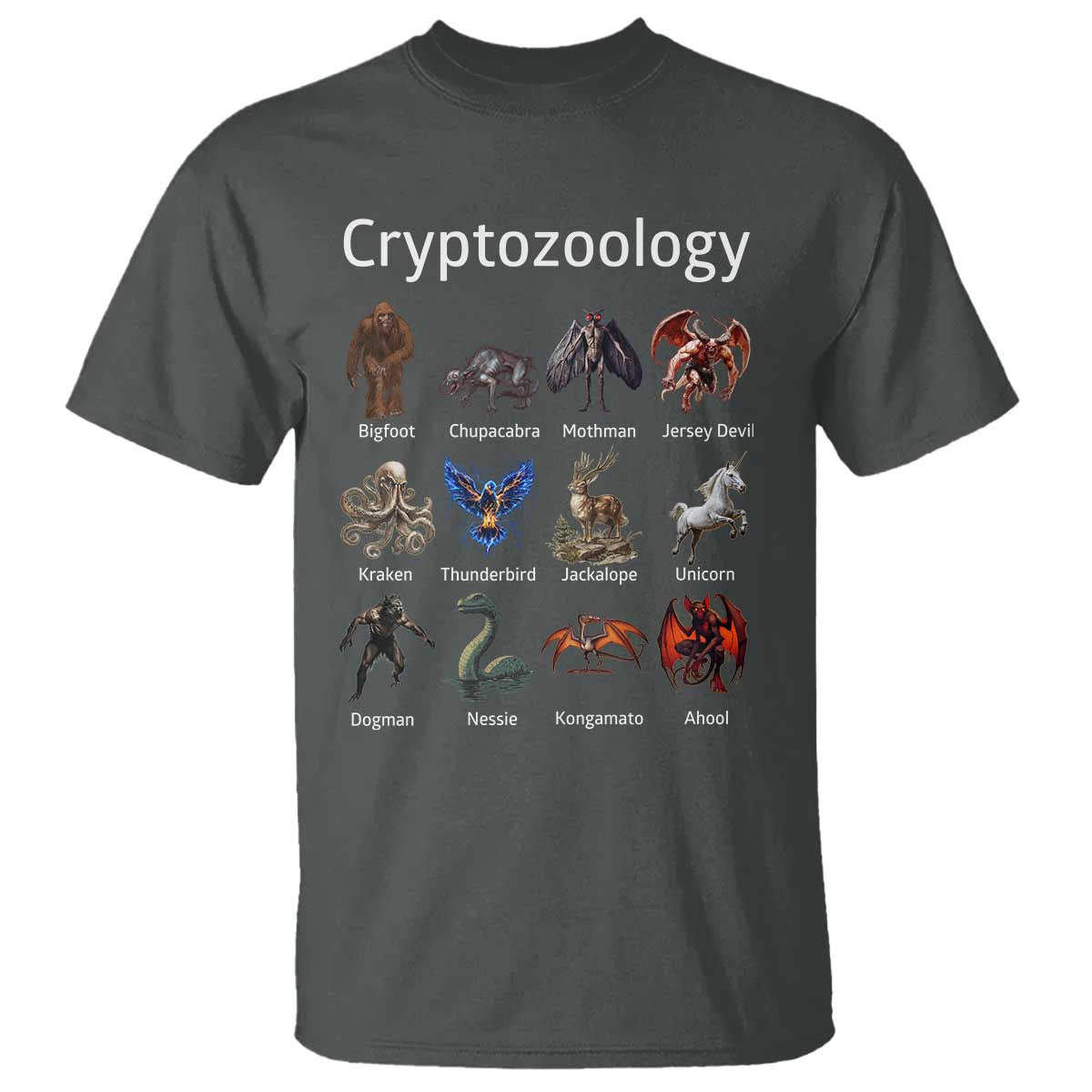 cryptid-creatures-t-shirt-cryptozoology-fantasy-mythical-monsters